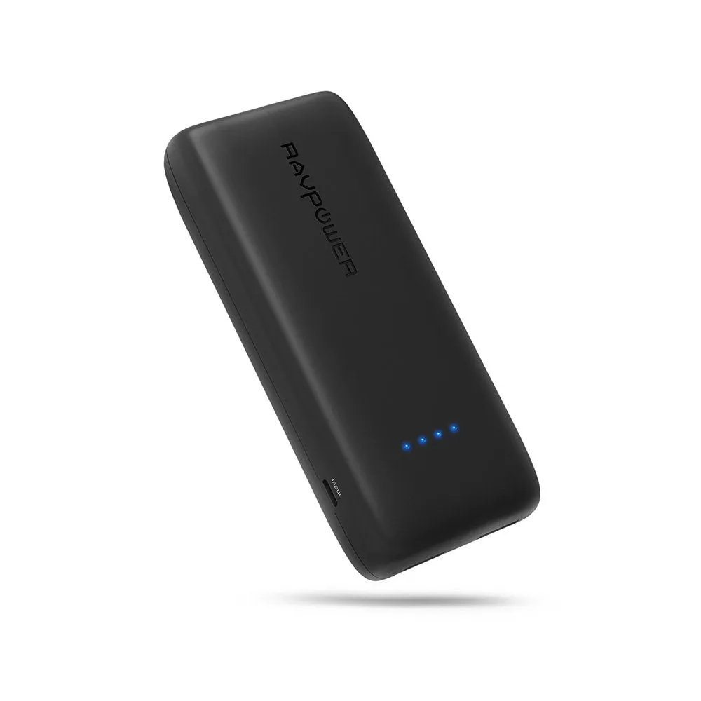 12000mAh Portable Charger Battery Pack (iSmart 2.0 Technology, Dual 2.4A Output, 2A Input, Full Protection   UL94 V-0 Fire-retardant Casing)