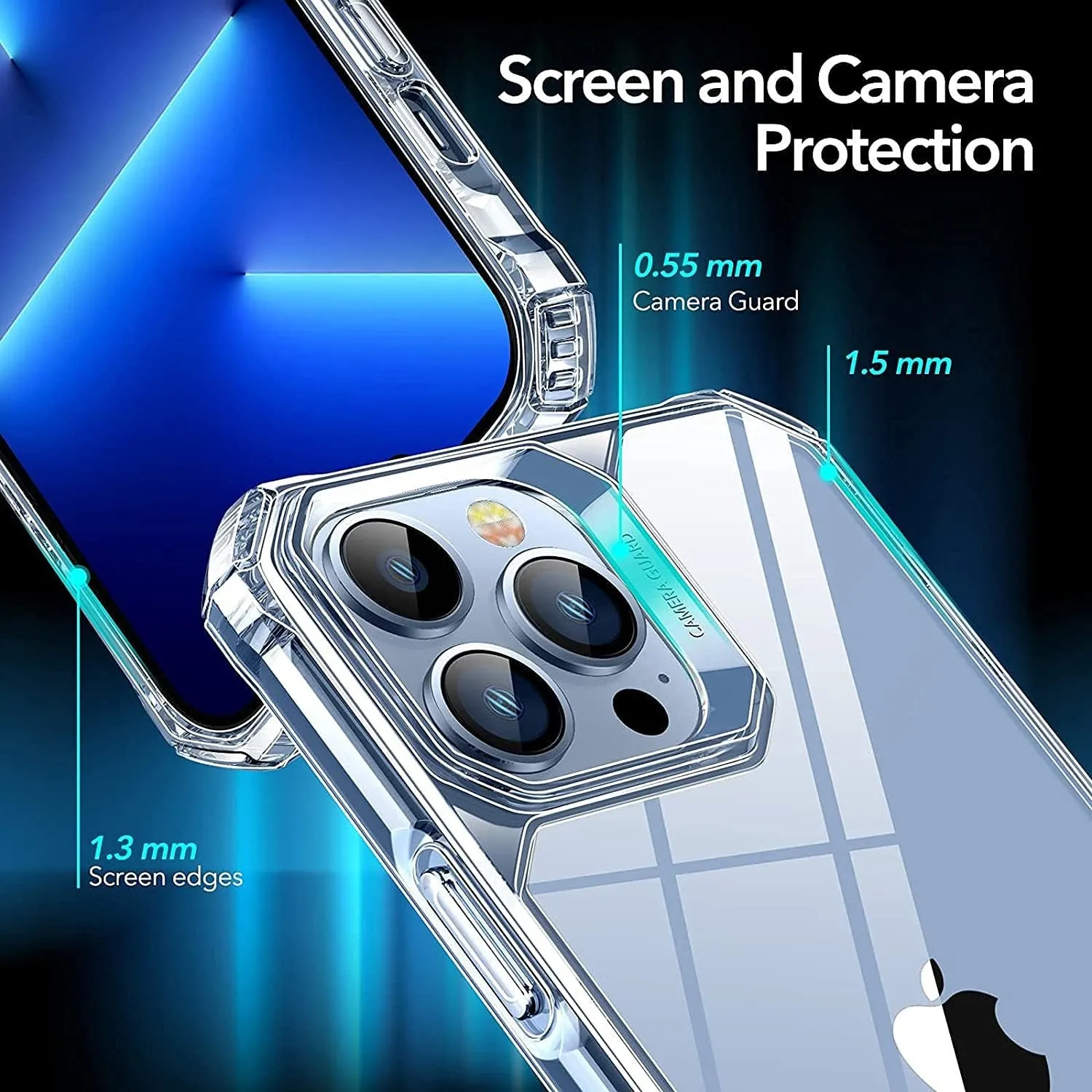 13 Pro Max Case Includes 2-Pack Tempered-Glass Screen Protectors