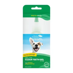 [15% OFF] Tropiclean Fresh Breath Clean Teeth Gel for Dogs 4oz