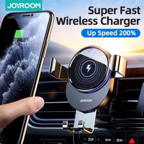 15W Qi Car Phone Holder Wireless Charger Car Mount