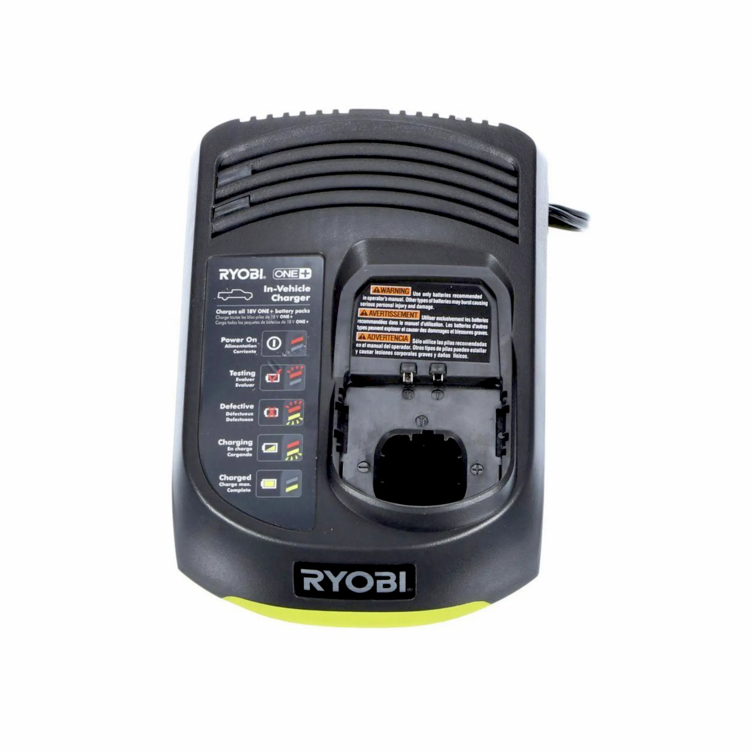 18-Volt ONE  In-Vehicle Dual Chemistry Charger for use with 12V DC Outlet