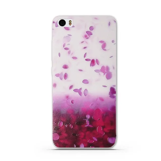 2017 Flower Printed Case for Xiaomi 5 Xiao Mi 5 MI5 M5 Soft Silicone Back Phone Cover for Xiaomi5 M 5 MI 5 Pro Xiaomi Mi5 Prime