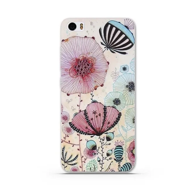 2017 Flower Printed Case for Xiaomi 5 Xiao Mi 5 MI5 M5 Soft Silicone Back Phone Cover for Xiaomi5 M 5 MI 5 Pro Xiaomi Mi5 Prime