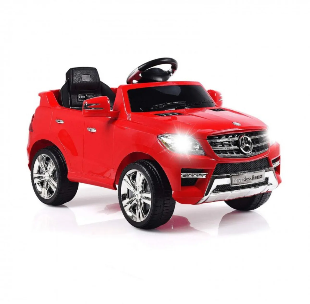 2025 Licensed Mercedes Benz ML350 Kids 12V Ride On Car 1 Seater Upgraded | LED Lights | Remote