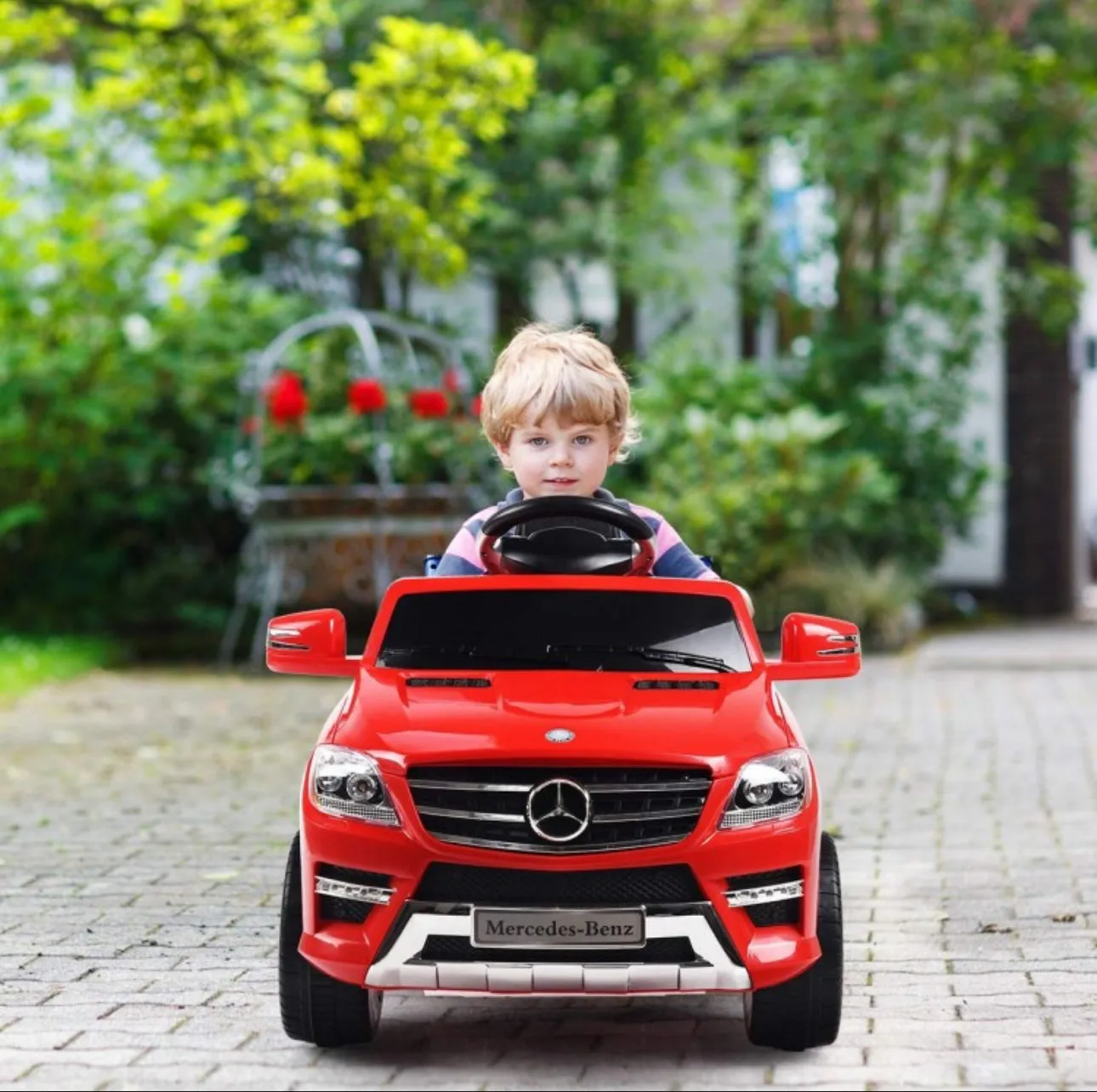 2025 Licensed Mercedes Benz ML350 Kids 12V Ride On Car 1 Seater Upgraded | LED Lights | Remote