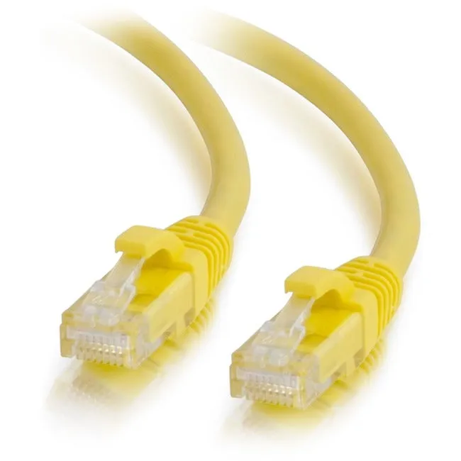 20Ft Cat6A Sngless Utp Cable-Yellow