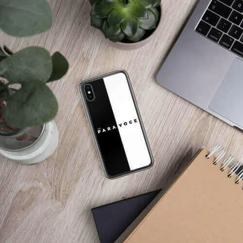 2882Tech™ Black   White Para Você BPA Free iPhone Case