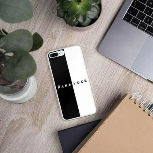 2882Tech™ Black   White Para Você BPA Free iPhone Case