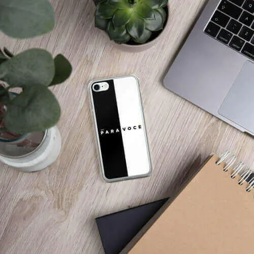 2882Tech™ Black   White Para Você BPA Free iPhone Case