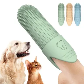 360° Dog Finger Toothbrush