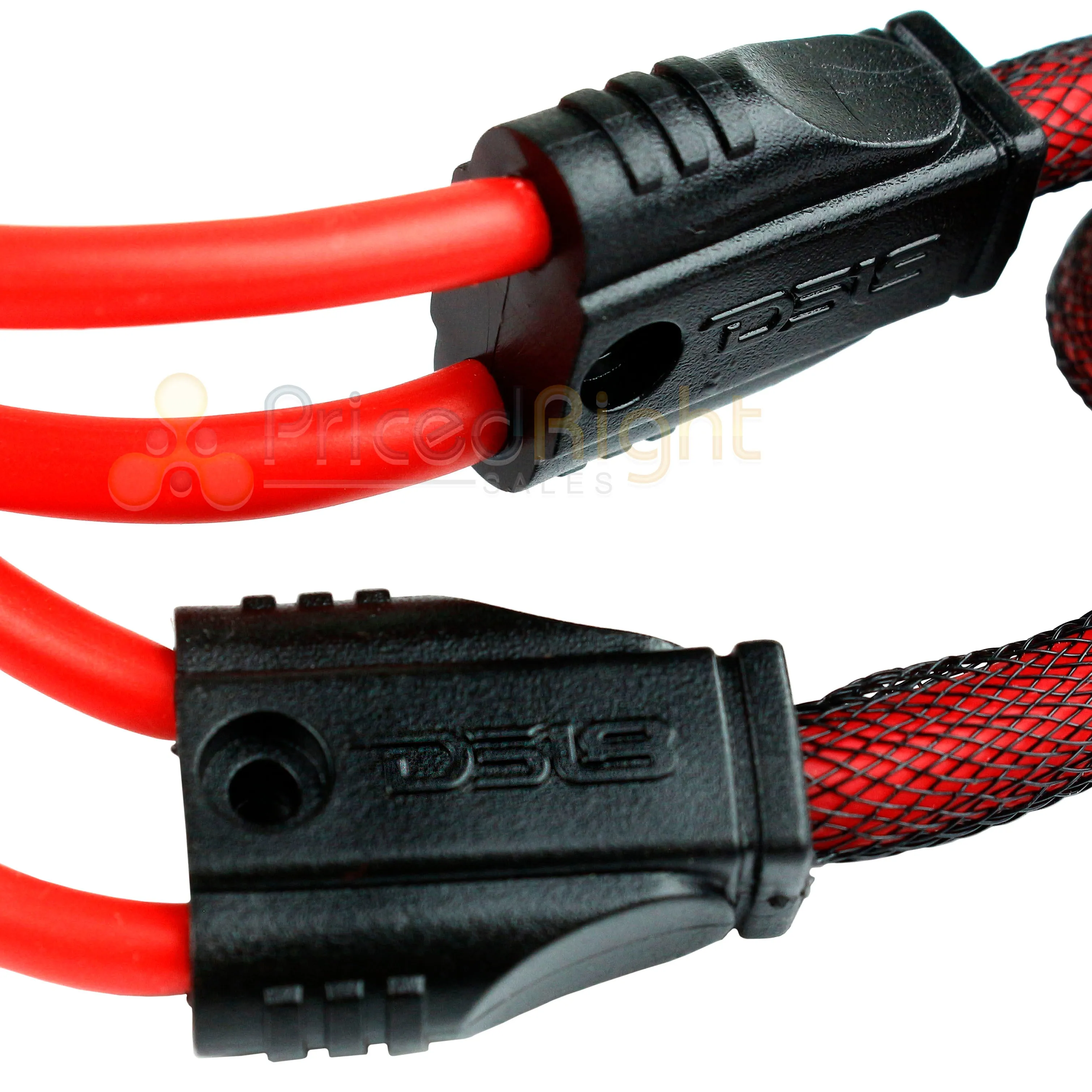 4 Pack 6 Ft RCA Cable OFC Interconnect DS18 R6 Competition Rated Performance Red