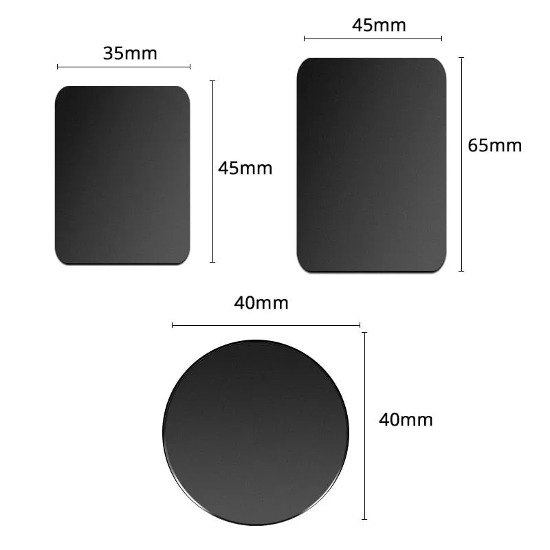 5pcs/1pc/lot Metal Plate Disk For Magnet Car Phone Holder iron Sheet Sticker For Magnetic Mobile Phone Holder Car Stand Mount