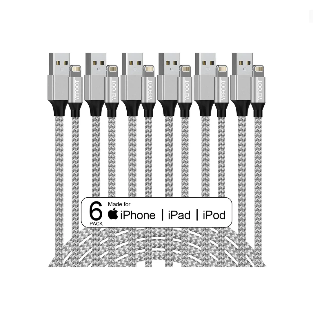 6 iPhone Charger Lightning Cables