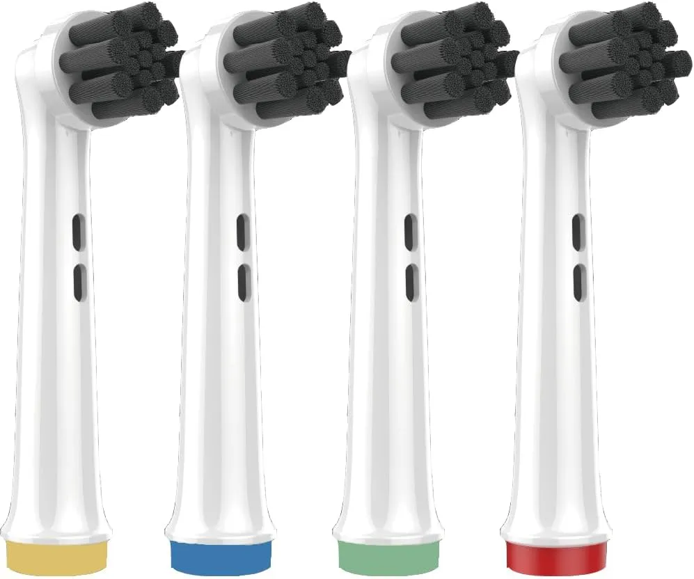 8Pcs Brush Heads for Oral B - Bamboo Charcoal