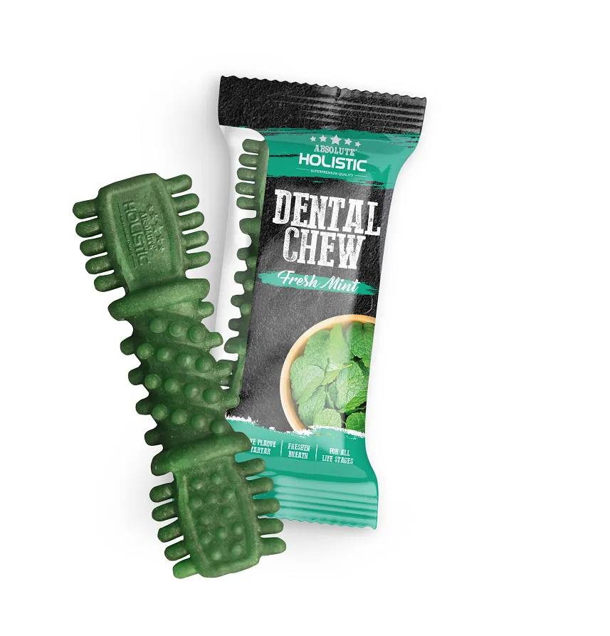 Absolute Holistic Dog Grain-Free Dental Chew Fresh Mint 25g (4")