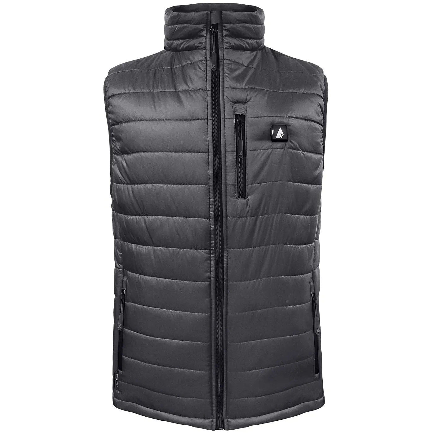 ActionHeat AH-PVST-5V 5V Tri-Zone Battery-Heated Insulated Puffer Vest for Men, XL, Quiet Grey