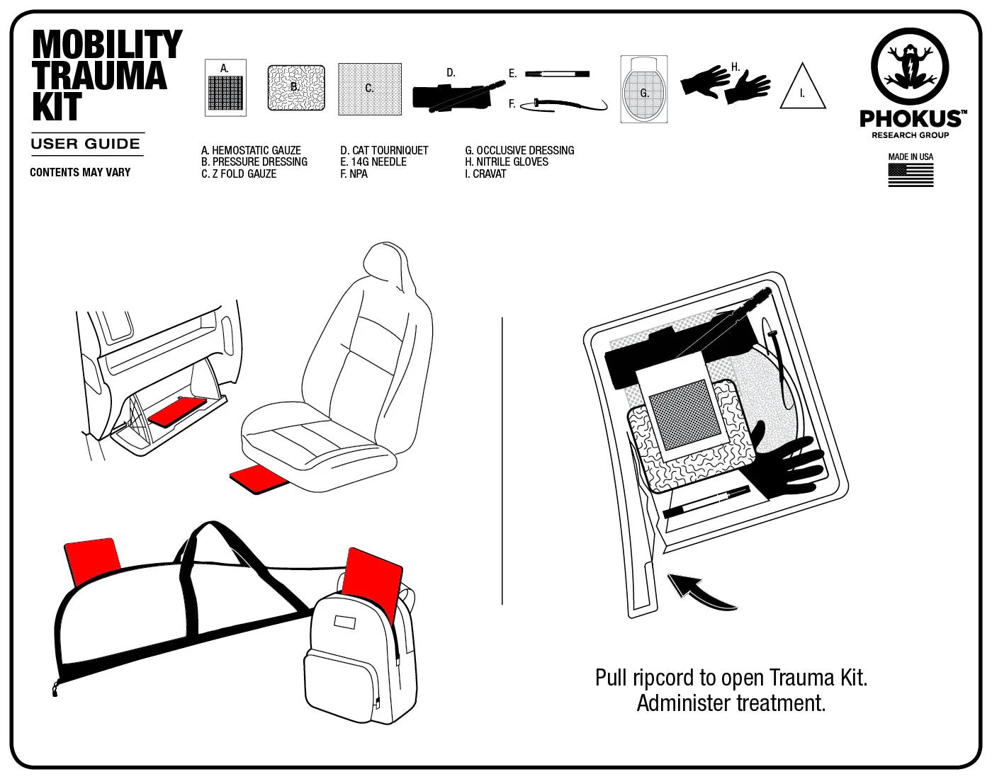 Advanced Vehicle Trauma Kit