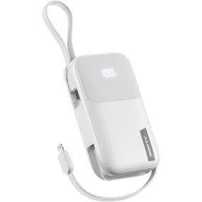 ALOGIC 10K 20W Tandem Powerbank with USB-C & Lighting (White)