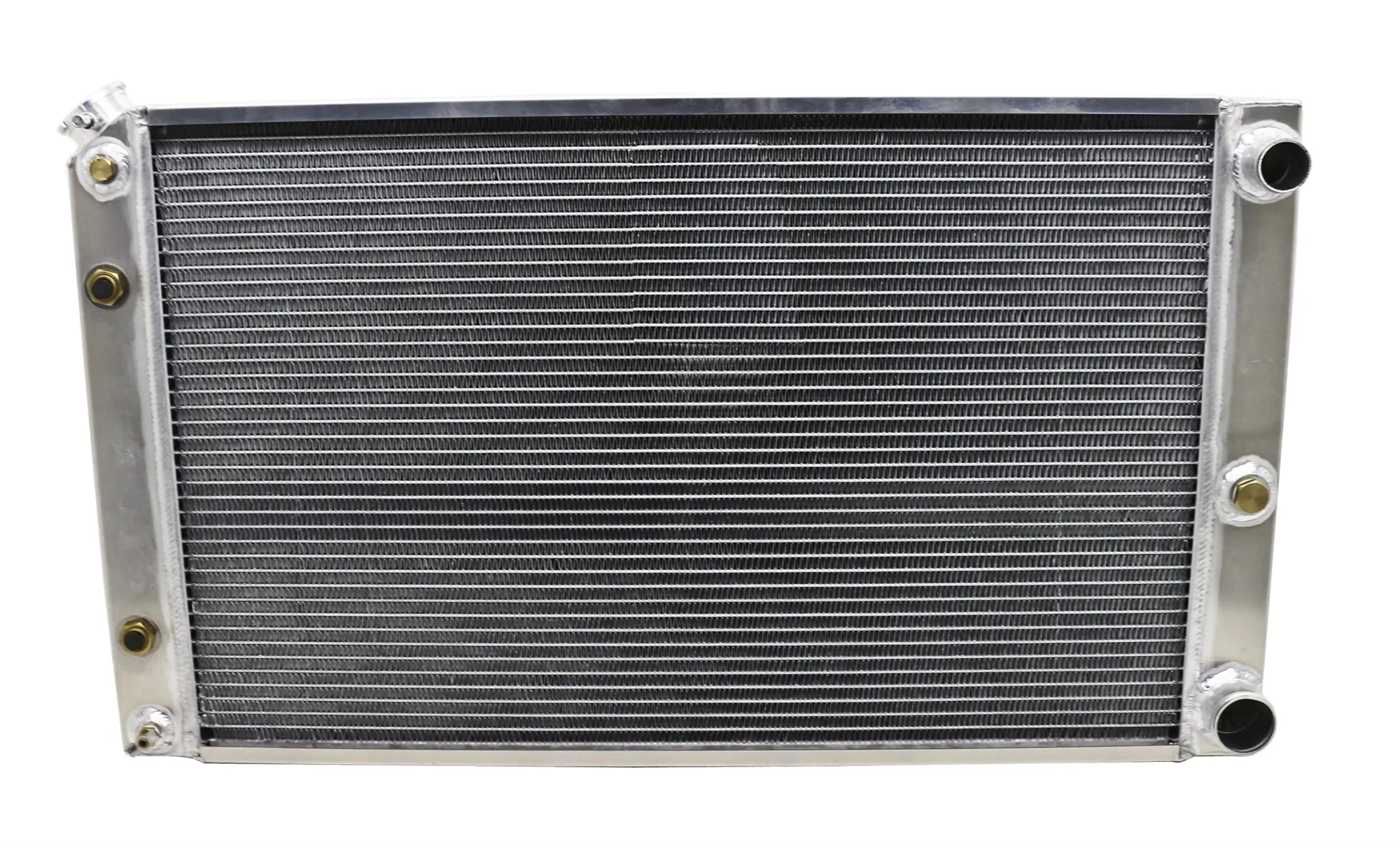 ALUMINUM EMC 1968-77 CHEVY CHEVELLE A-BODY RADIATOR DIRECT FIT W-AT LS CONVERSION - NATURAL