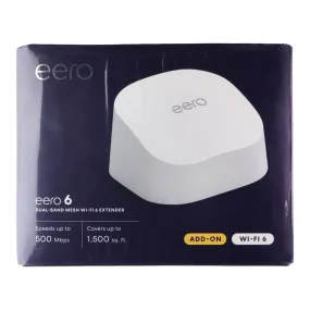 Amazon eero 6 Dual-Band Mesh Wi-Fi 6 Extender - White (Q010111)