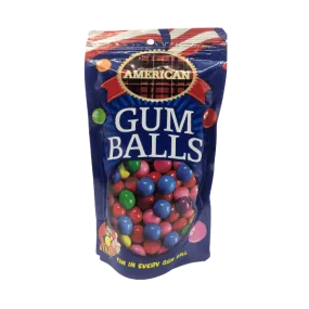 AMERICAN GUM BALLS 140G POUCH