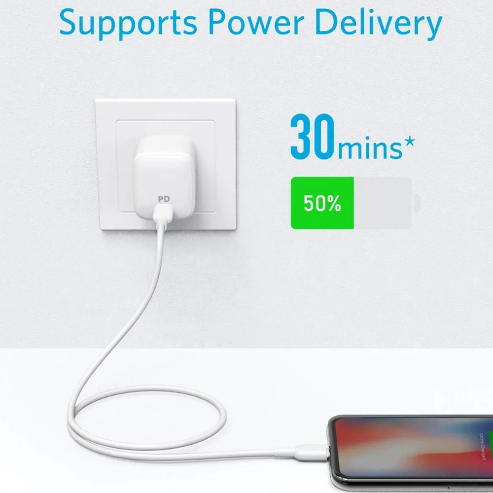 Anker PowerLine Select USB-C to Lightning 0.9m (White)