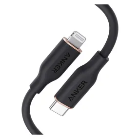 Anker Super Strong PowerLine lll Flow - USB-C to Lightning / 3ft / Black