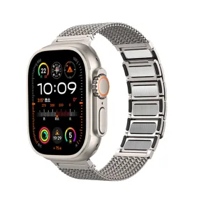 Apple Watch Magnetic steel Band – Silver