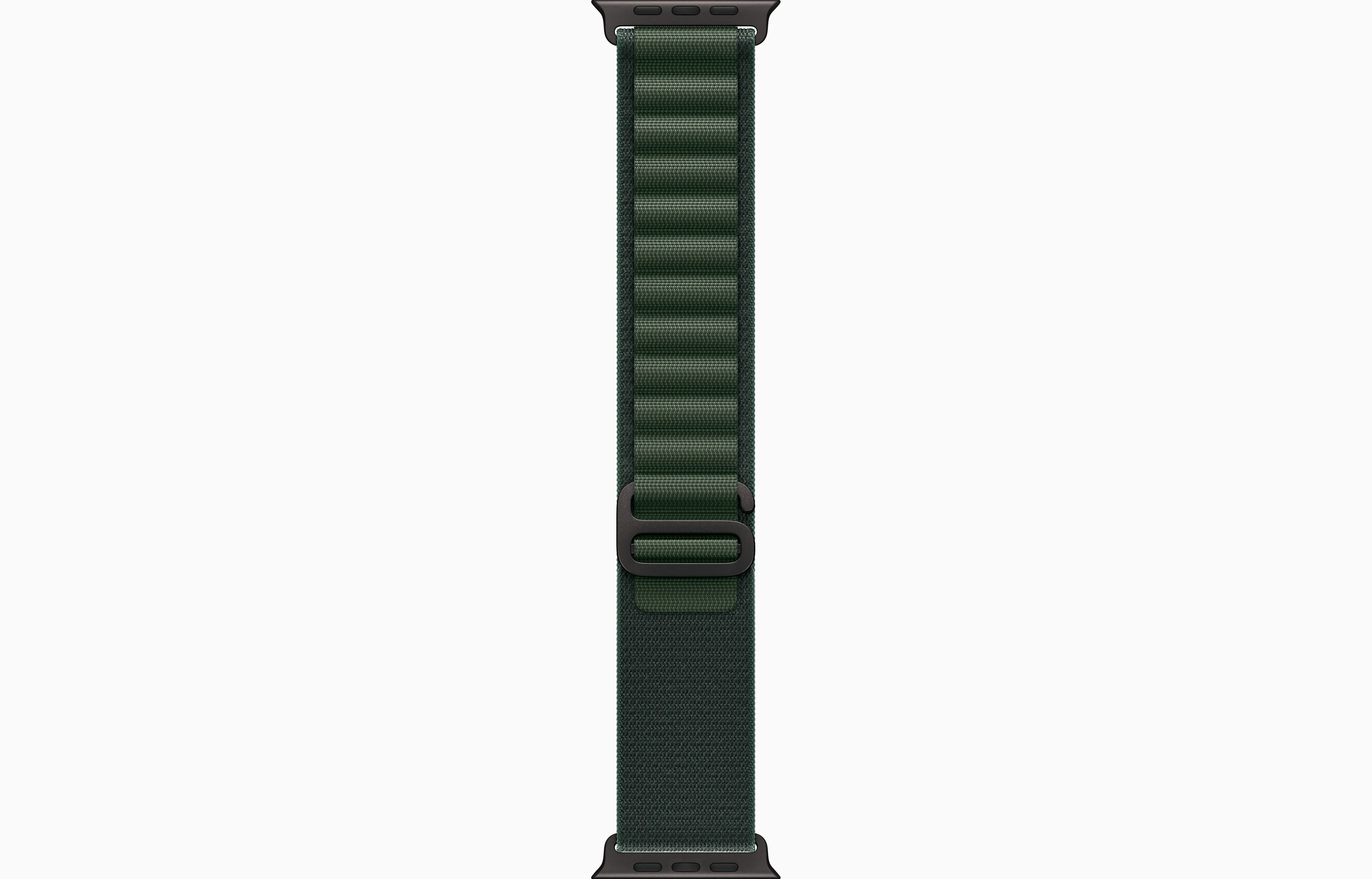 Apple Watch Ultra 2 GPS & Cellular 49mm Black Titanium Case, Dark Green Alpine Loop, Large