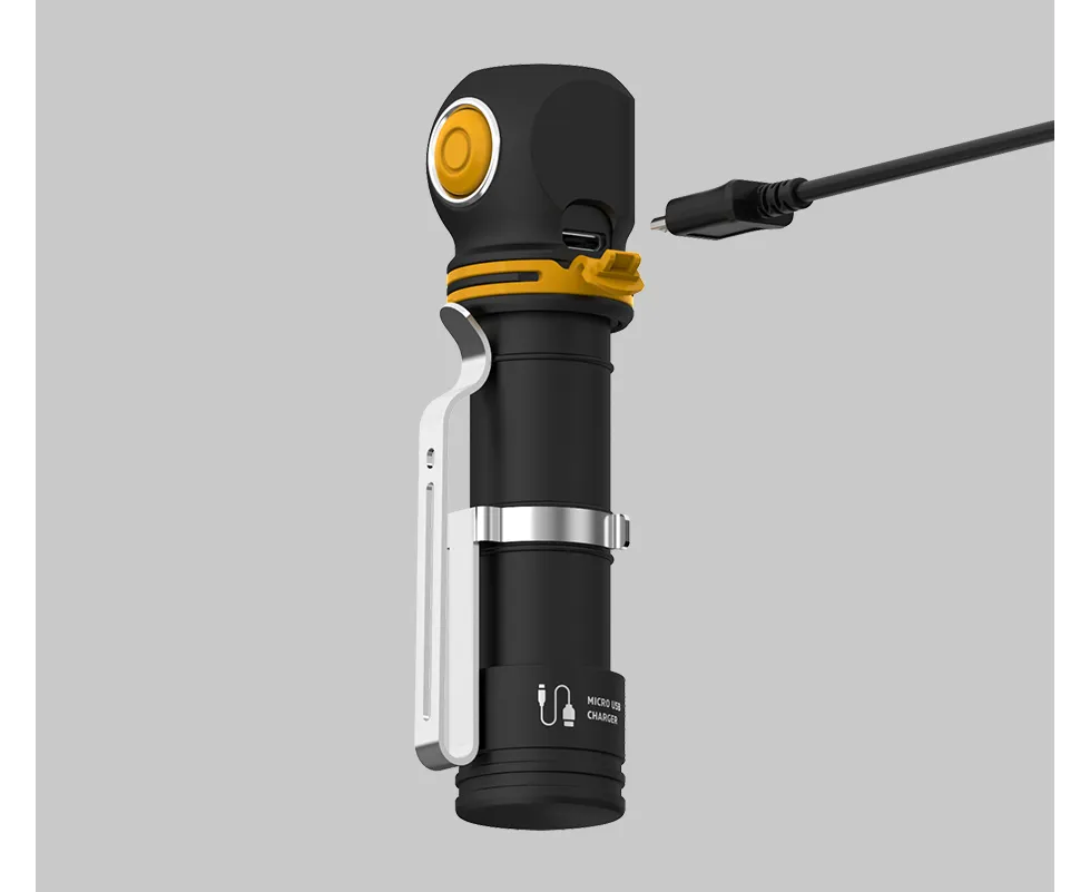 Armytek Elf C2 Micro USB Rechargeable White LED 1100 lumen / TIR 70Â°:120Â° / 1x18650 (incl.)