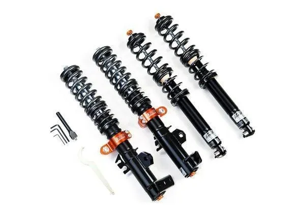 AST Suspension 5100 Series 1-Way Coilovers (Divorced Rear - Front and Rear Top Mounts Not Included) ACU-B1101S - 2000-2005 BMW 325i Sedan-Touring-Coupe-Convertible (E46)