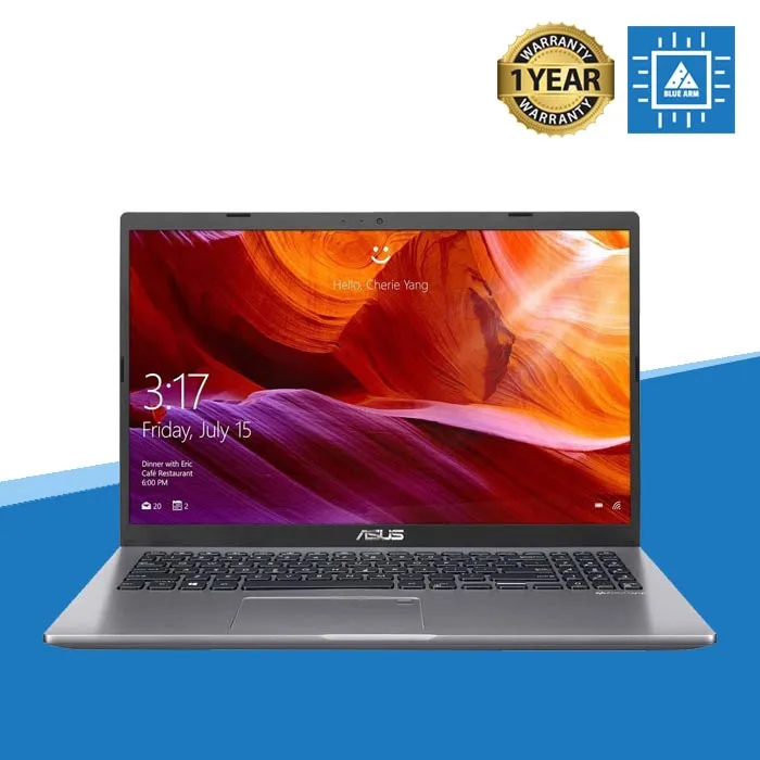 ASUS NOTEBOOK X509JP-EJ127TS GREY / i5-1035G1/1TB  256G PCIE/4GB/NVDIA MX330 2GB/15" FHD/Win 10   H&S/ WITH BAG