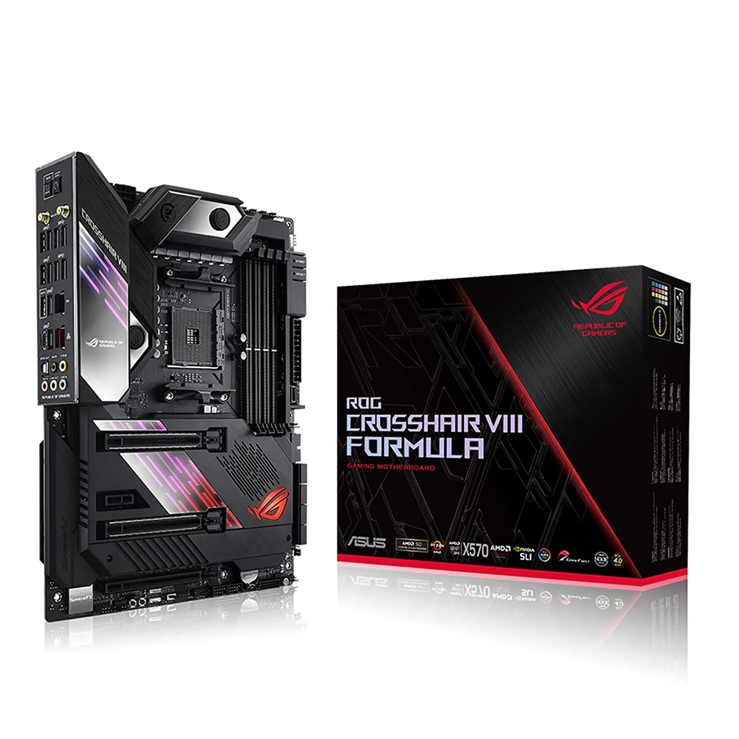 ASUS ROG X570 Crosshair VIII Formula ATX Motherboard Socket AM4 DDR4