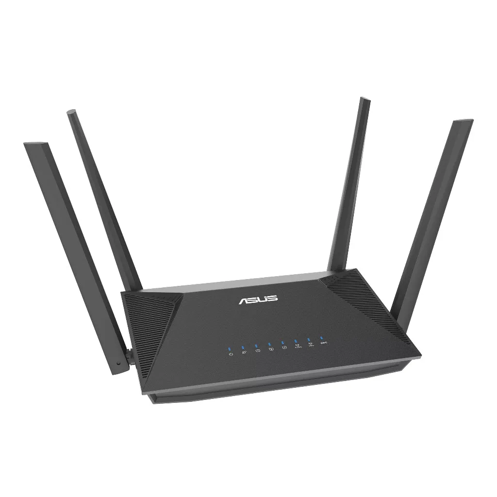 Asus RT-AX52 AX1800 Dual Band WiFi 6 Extendable Router | Parental Control Scheduling | AiMesh