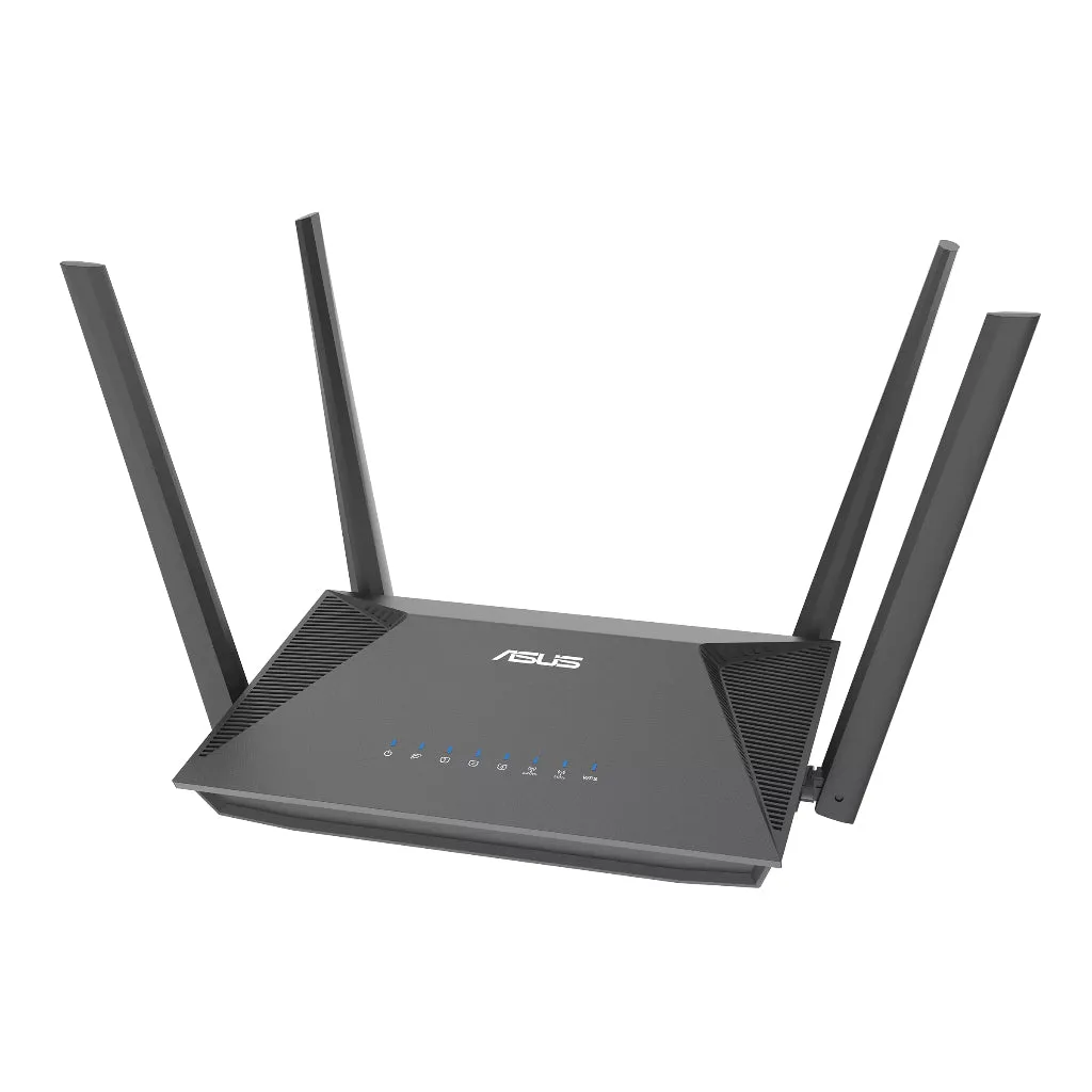 Asus RT-AX52 AX1800 Dual Band WiFi 6 Extendable Router | Parental Control Scheduling | AiMesh