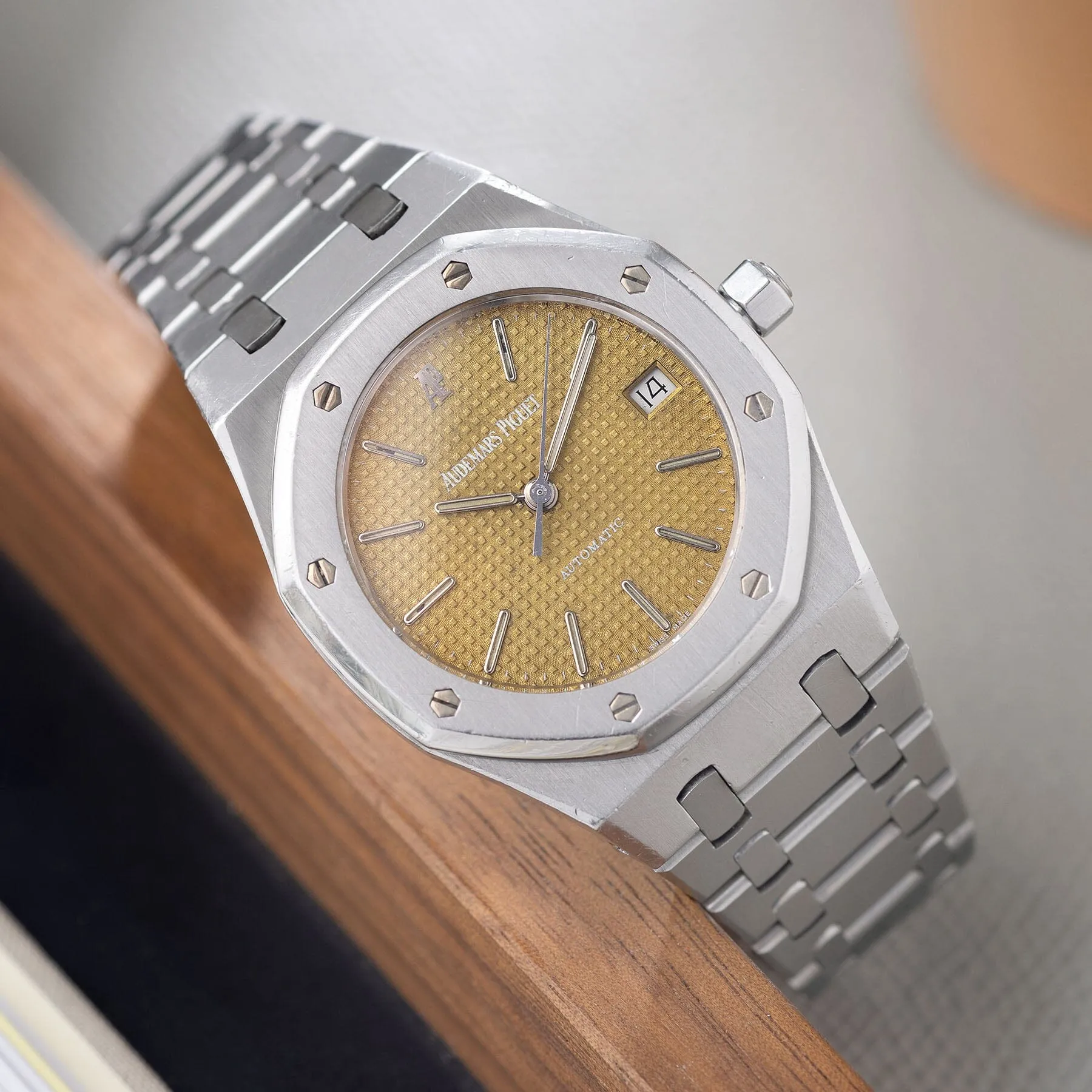 Audemars Piguet Royal Oak 14790ST Tropical dial with Original Guarantee Paper