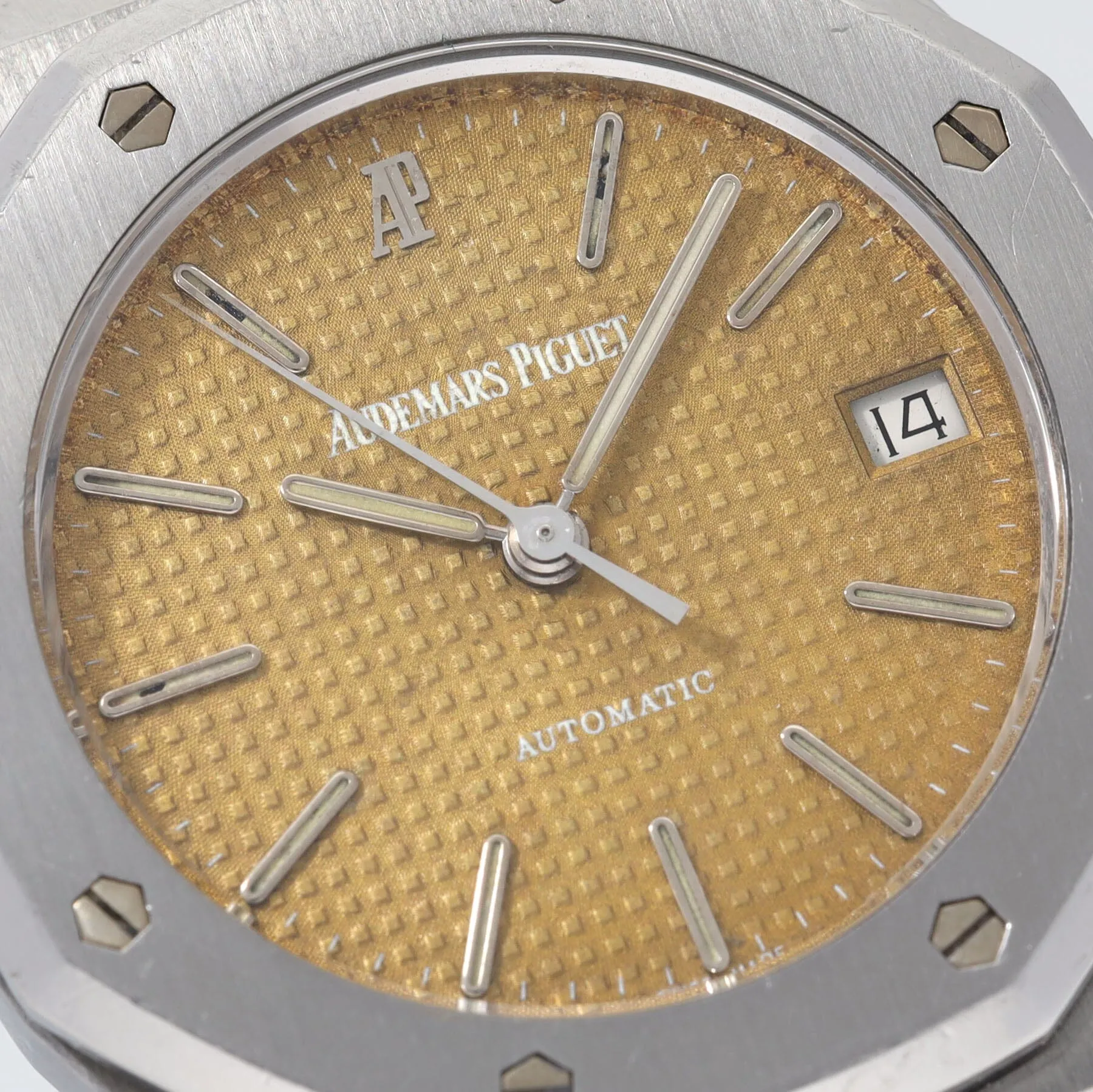 Audemars Piguet Royal Oak 14790ST Tropical dial with Original Guarantee Paper