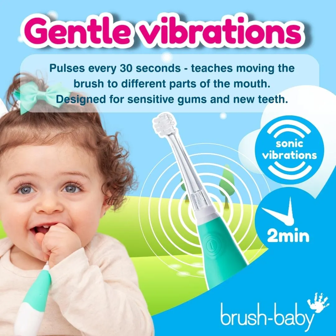 BabySonic® Blue Electric Toothbrush for Toddlers (Pack of 2)