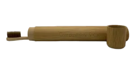 Bamboo Toothbrush Travel Case