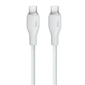 Baseus Pudding Series Fast Charging Cable Type-C to Type-C 100Watts, 2M, Stellar White