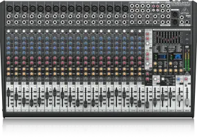 Behringer Eurodesk SX2442FX Ultra-Low Noise Design 24-Input 4-Bus Studio/Live Mixer with XENYX Mic Preamplifiers, British EQ and Dual Multi-FX Processor