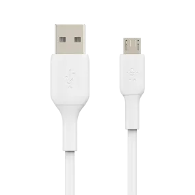 Belkin BoostCharge USB-A to Micro-USB Cable, 1m Universally compatible - White