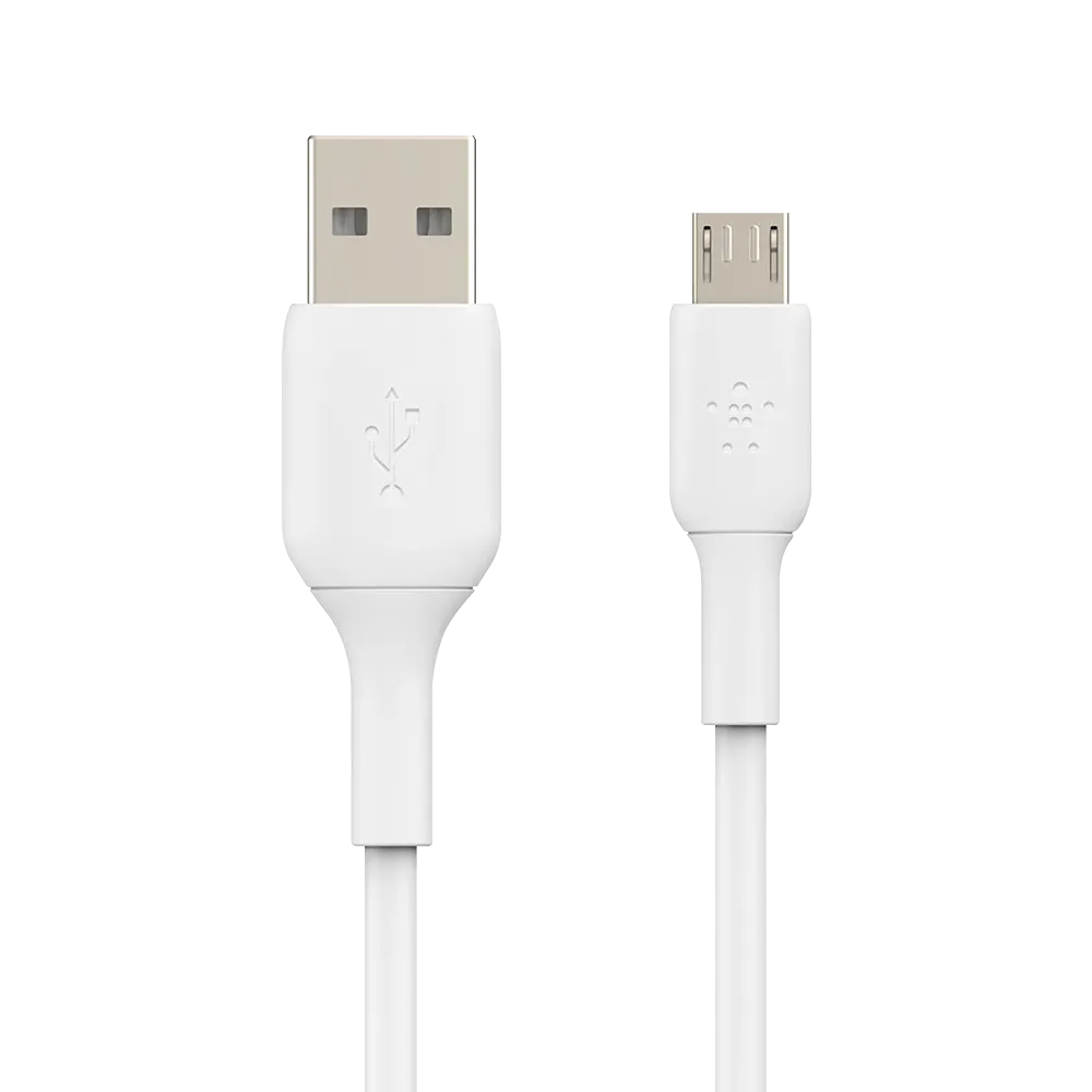 Belkin BoostCharge USB-A to Micro-USB Cable, 1m Universally compatible - White