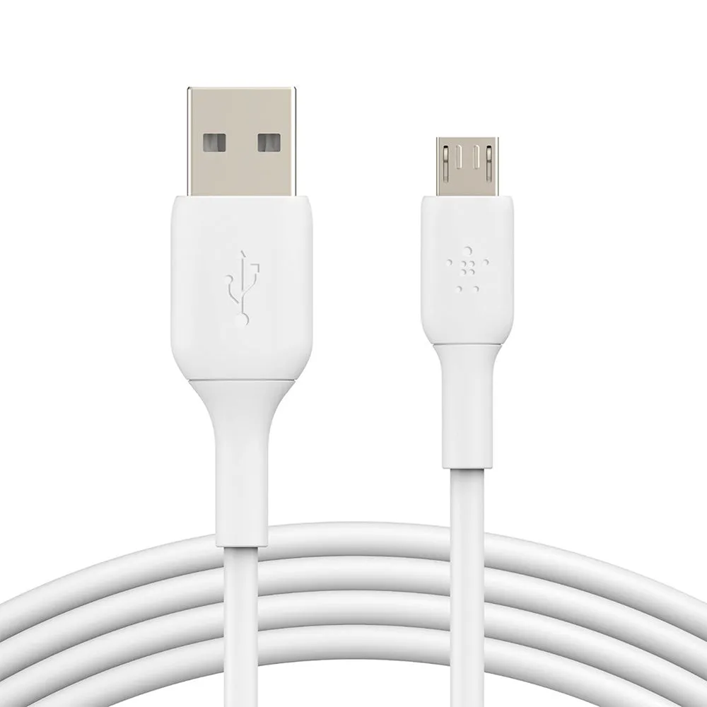 Belkin BoostCharge USB-A to Micro-USB Cable, 1m Universally compatible - White