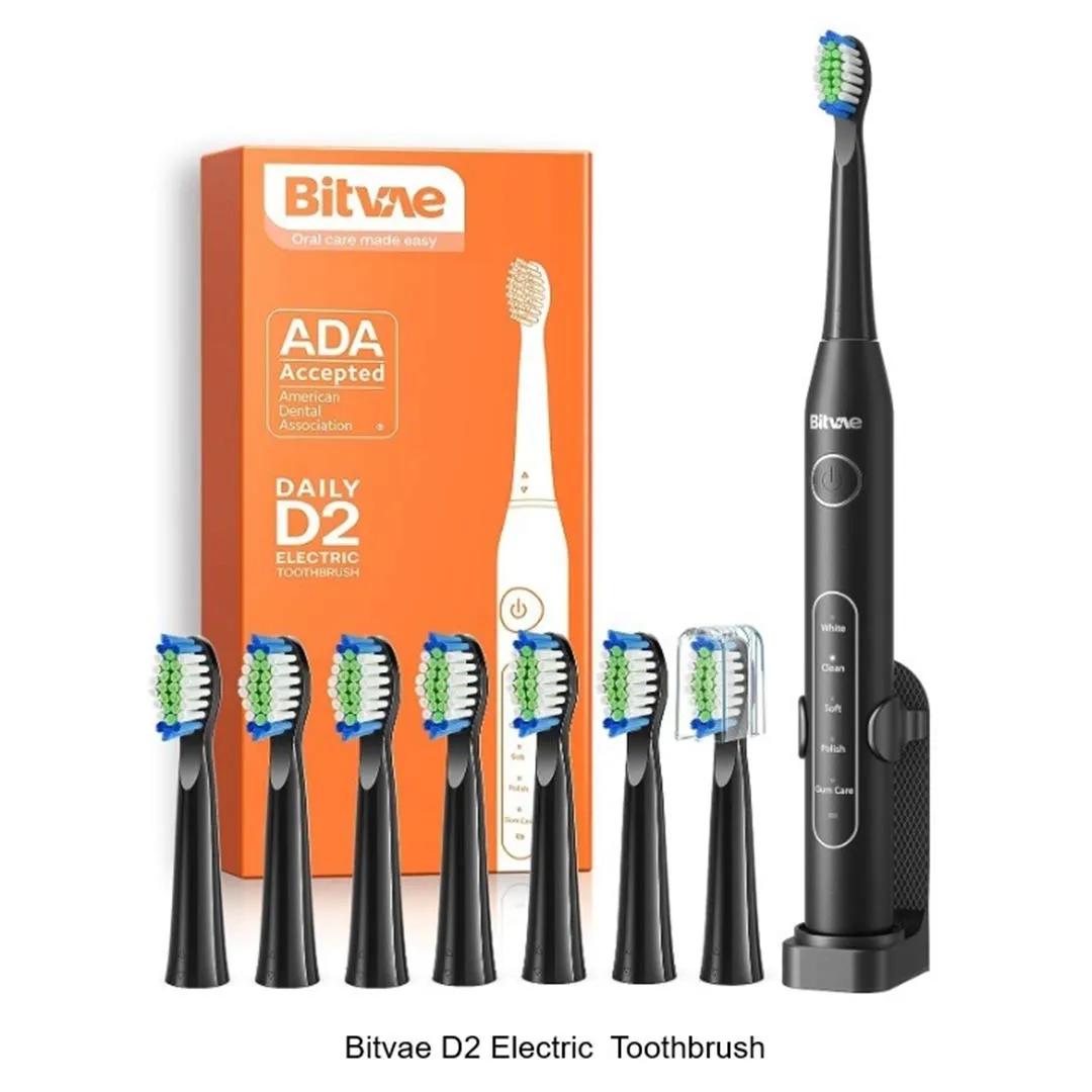 Bitvae D2 Electric Toothbrush 8'S