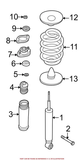 BMW Coil Spring – Rear 33531095711