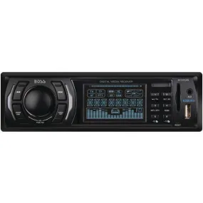 BOSS Audio Systems 612UA Single-DIN In-Dash Mechless AM-FM Receiver