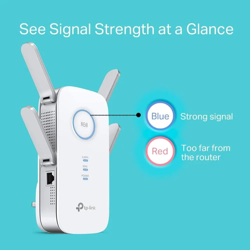 Brand	TP-Link Wireless communication standard	5.8 GHz Radio Frequency, Bluetooth Data transfer rate	2600 Megabits Per Second Frequency band class	Dual-Band Special feature	Access Point Mode, MU-MIMO, LED Indicator