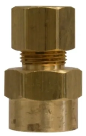 Brass Female Adapter - Captive Sleeve Compression