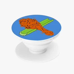 Buffalo Wings and Celery Collapsible Grip And Stand for Phones & Tablets Pop Socket